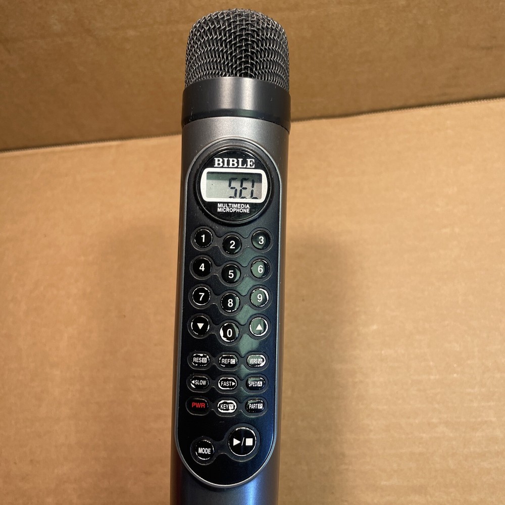 1 (Single) Magic Sing Karaoke BIBLE Microphone LP000012 **Working**