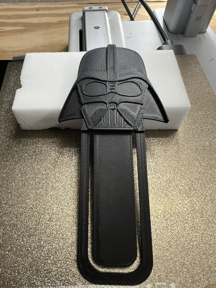 Original Darth Vader Bookmarks/place Holder Custom 3d Printer Star Wars