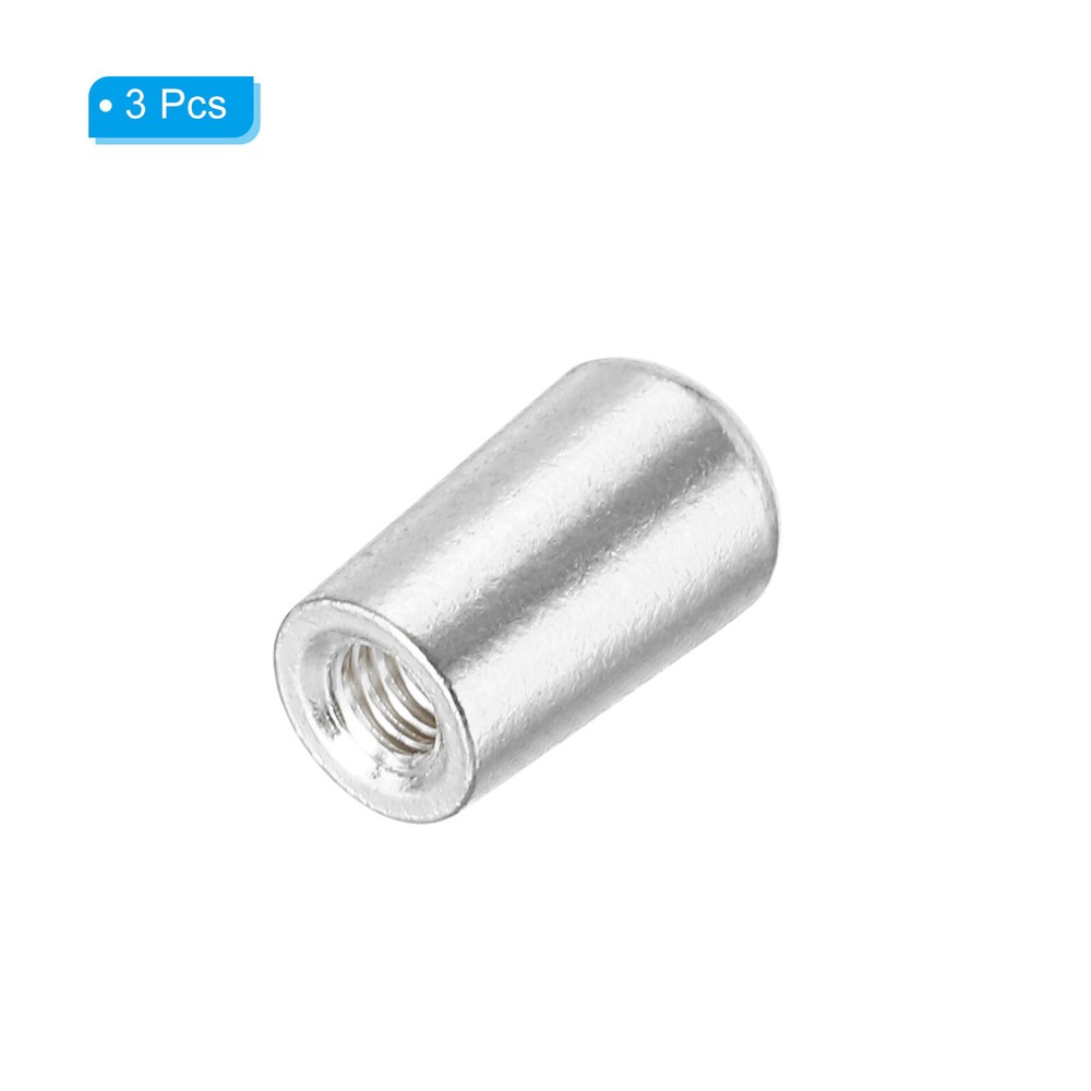 Metal Guitar 3 Way Toggle Switch Tip Switch Knob Cap M4 Silver 3pcs