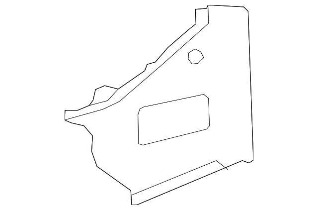 Genuine GM Driver Side Body Side Outer Panel Extension 23150866