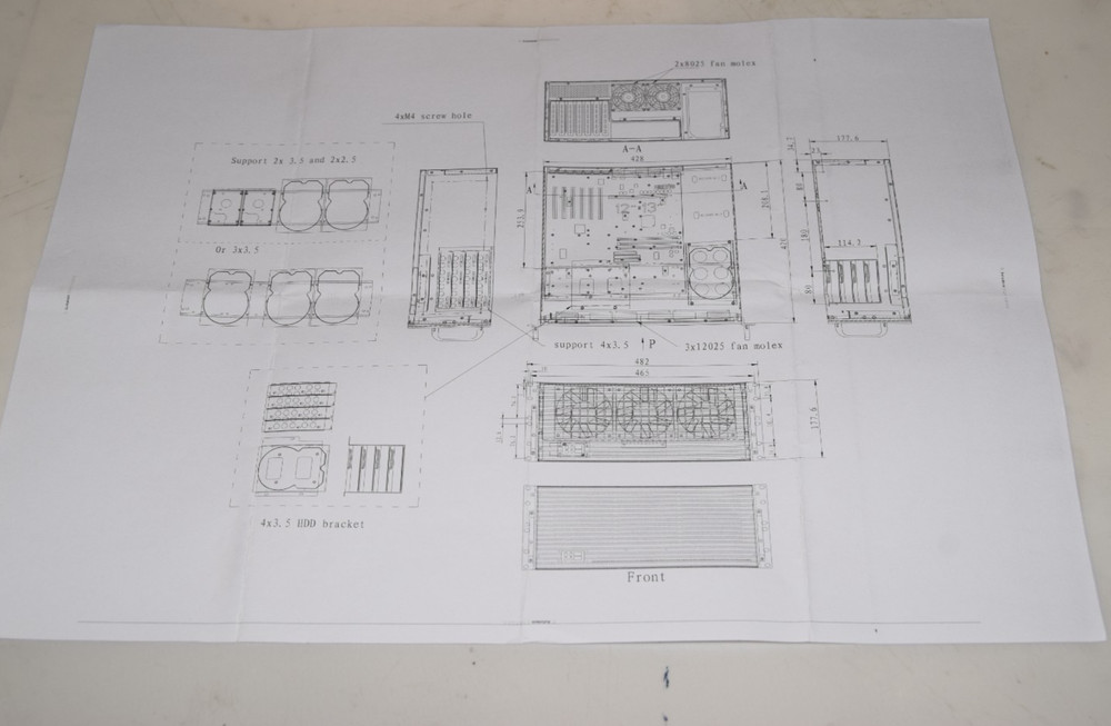 N442L Rack Mount Server Chassis Case (New)