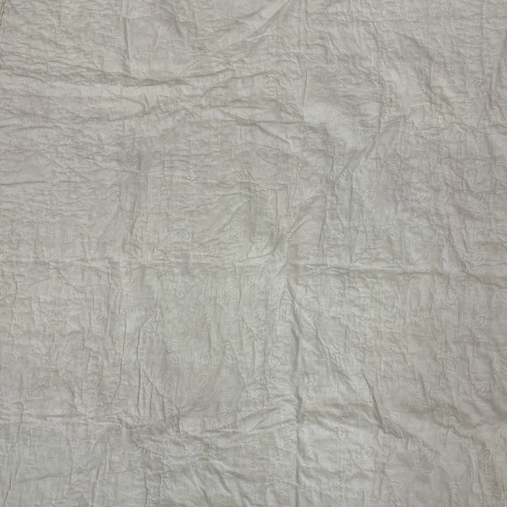 Butterfly Patchwork Pattern Quilt Lap Throw 16 Patch 49”x50” Hand Stitched