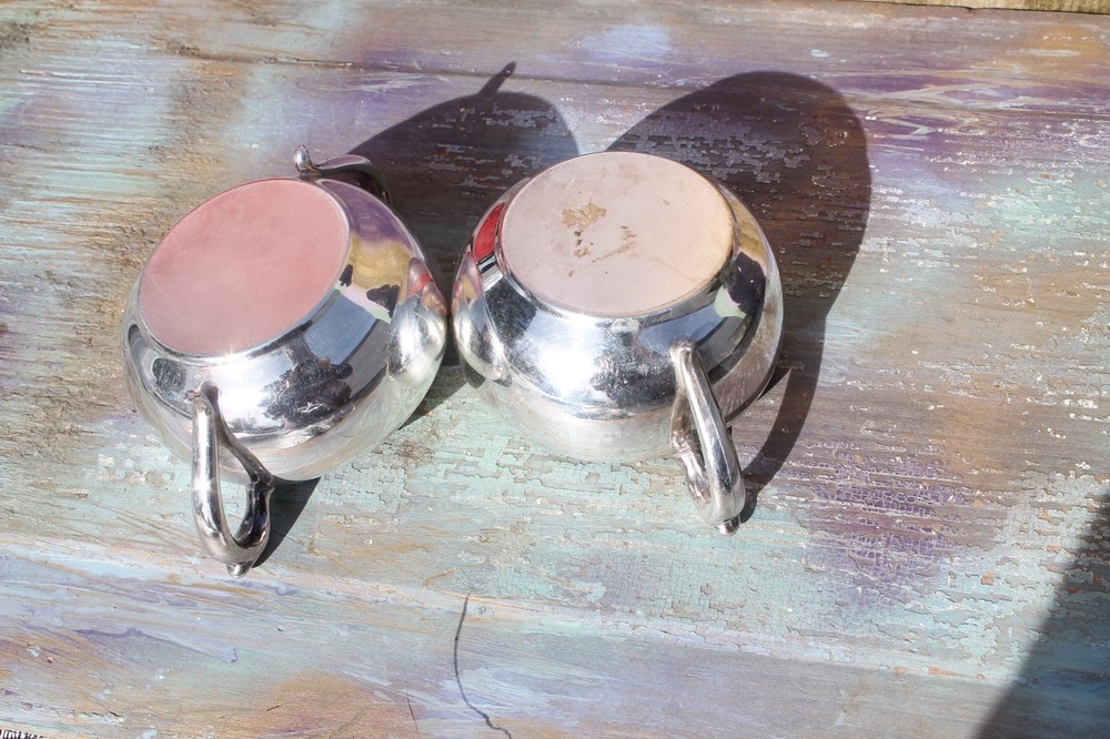 Silverplate Cream & Sugar Set