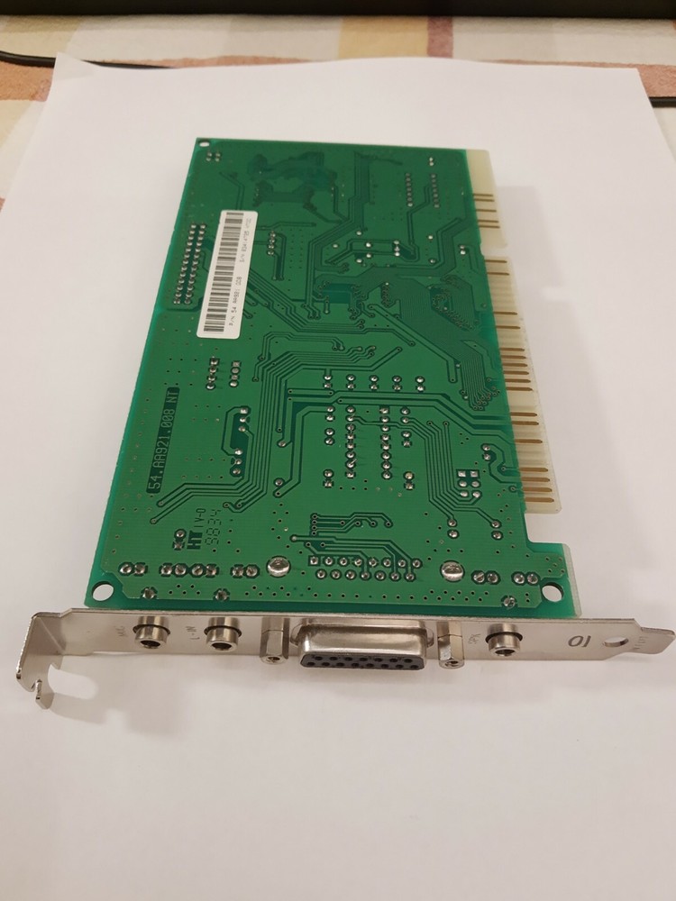 Analog Devices AD1816 FX-3D Plus Sound Card w/ Wave Table & CD-Rom Audio input