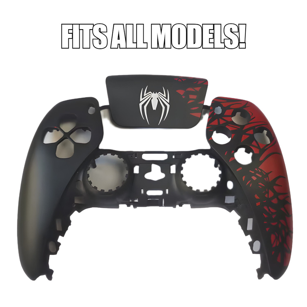 Custom Spider-Man 2 Replacement Faceplate for PS5 Controller | All Models