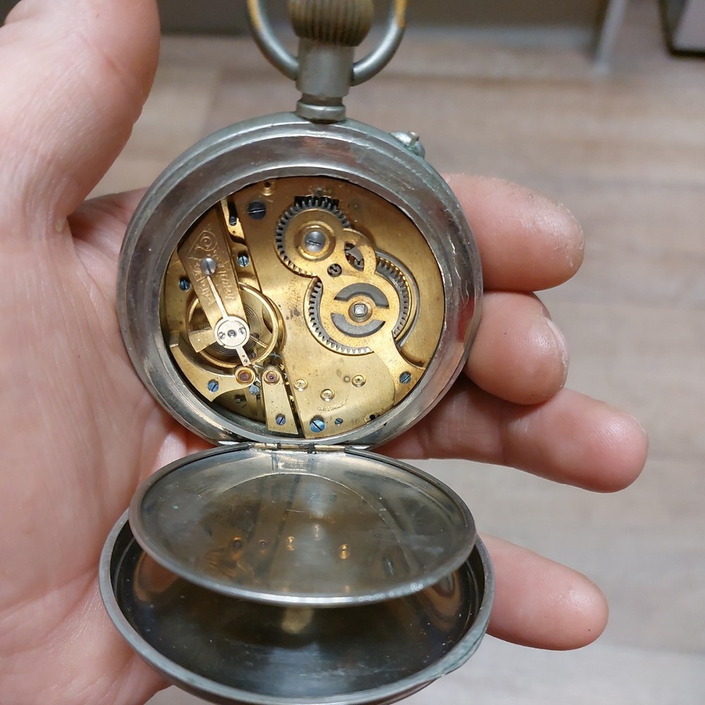 Vintage table clock Swiss Made