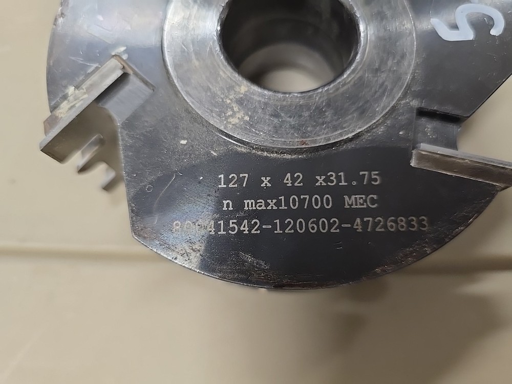 LEUCO USED Blade Shaper Cutter Cutting Head Replaceable Insert 127x42x31.75