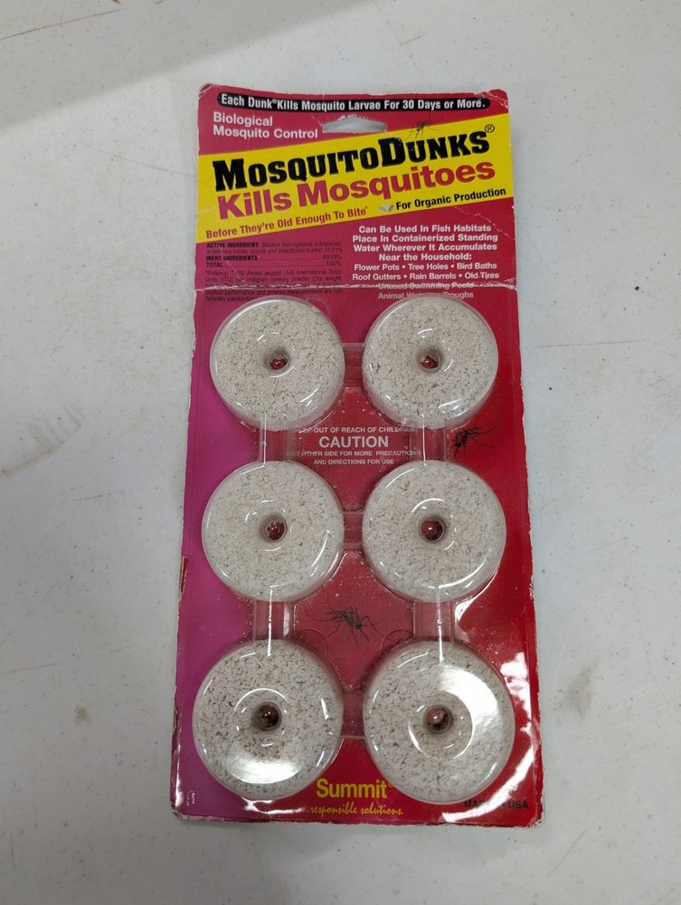 Summit Mosquito Dunks Floating Pod Biologically Safe Method 6 pack
