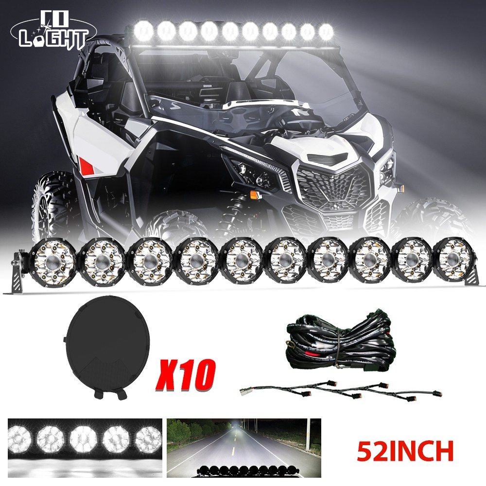 Colight Designs™ 10 XL Linkable Roof Mount LED Light Bar For Can-Am Maverick X3