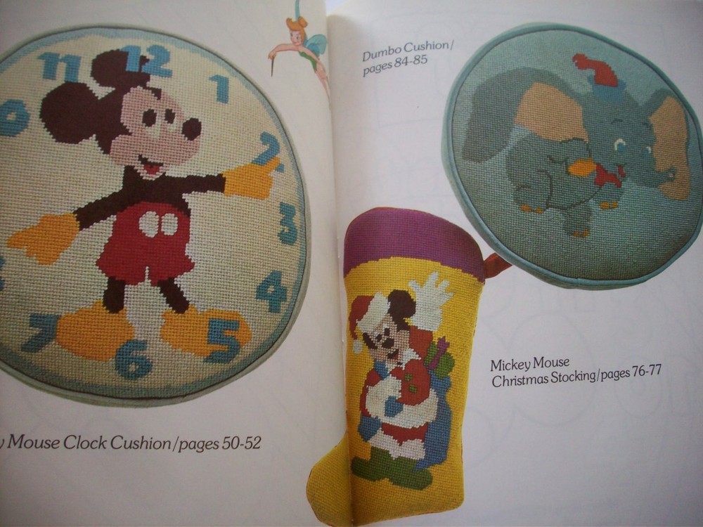 Walt Disney Mickey Mouse characters Needlepoint craft patterns