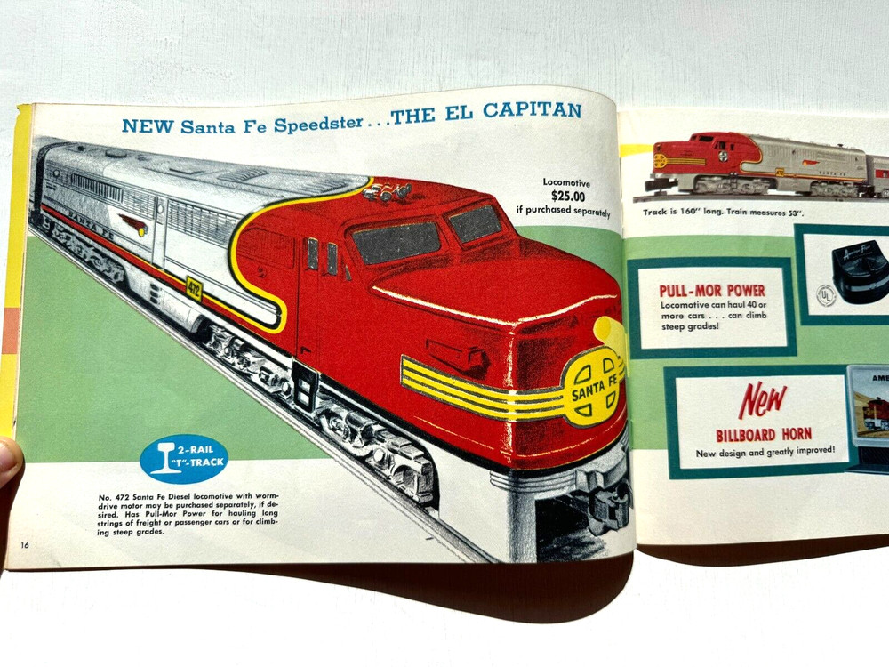 1956 Gilbert American Flyer Model Train Catalog- Perfect