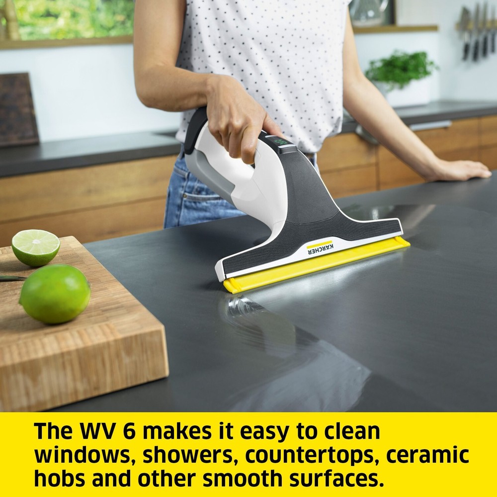 Kärcher WV 6 Plus, Window Vacuum Squeegee - 100 Min Runtime - NEW