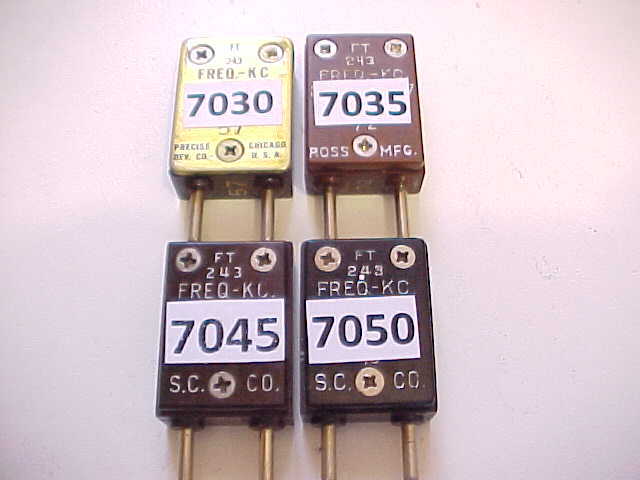 QRP CONVERSIONS 40 METER CW 4 PACK IN FT-243 HOLDERS