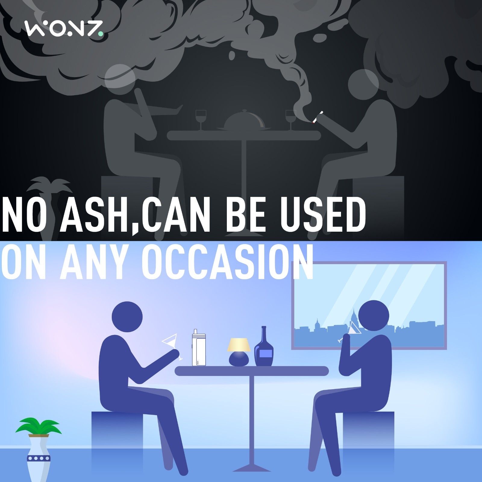 WONZ L1 Cigarette Filter ,Heated Tobacco Device,Minimizes Secondhand Smoke Risks