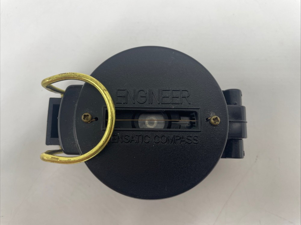 Black Engineer Lensatic Directional Compass (Taiwan)