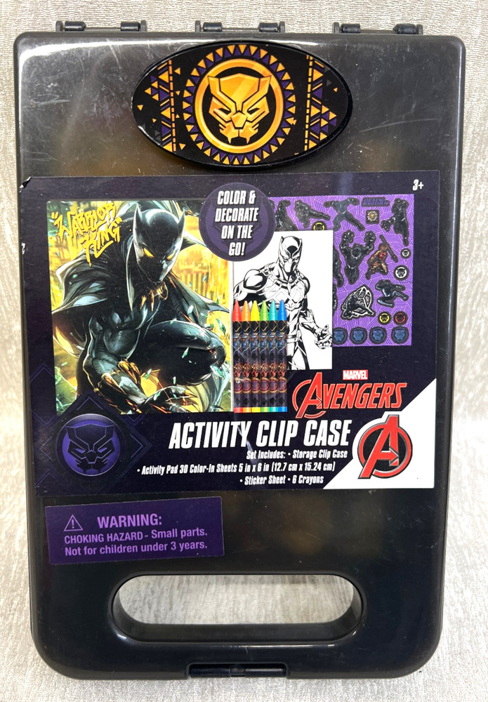 Marvel Avengers The Warror King Activity Clip Case