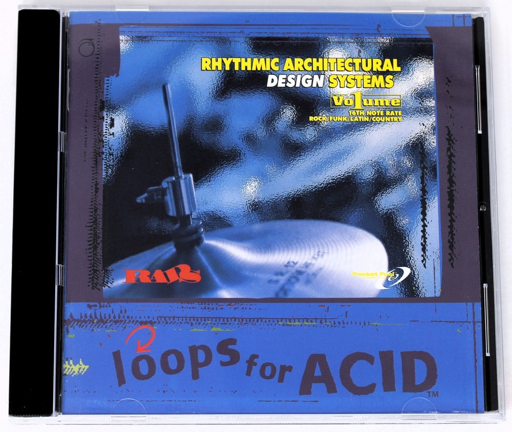 Sonic Foundry RAD Systems Vol. 1 Loops For Acid Sample/Sound Library/Sampling CD