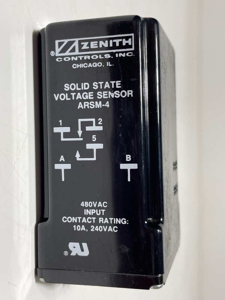 Zenith K-1188 Solid State Voltage Sensor; ARSM-4; 240-480VAC; 10A