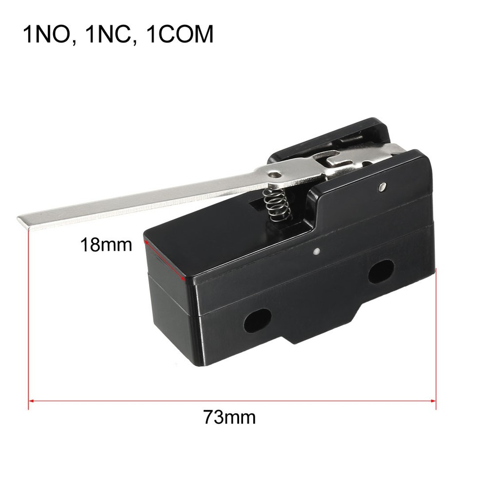 Z-15GW-B Long Hinge Lever Type Miniature Micro Switch 1NO + 1NC