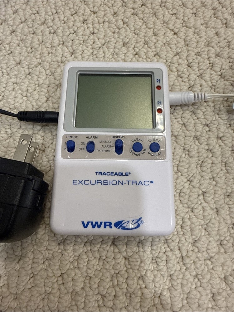 VWR Traceable Excursion-Trac Data logger Thermometer 10048-618 With Probe