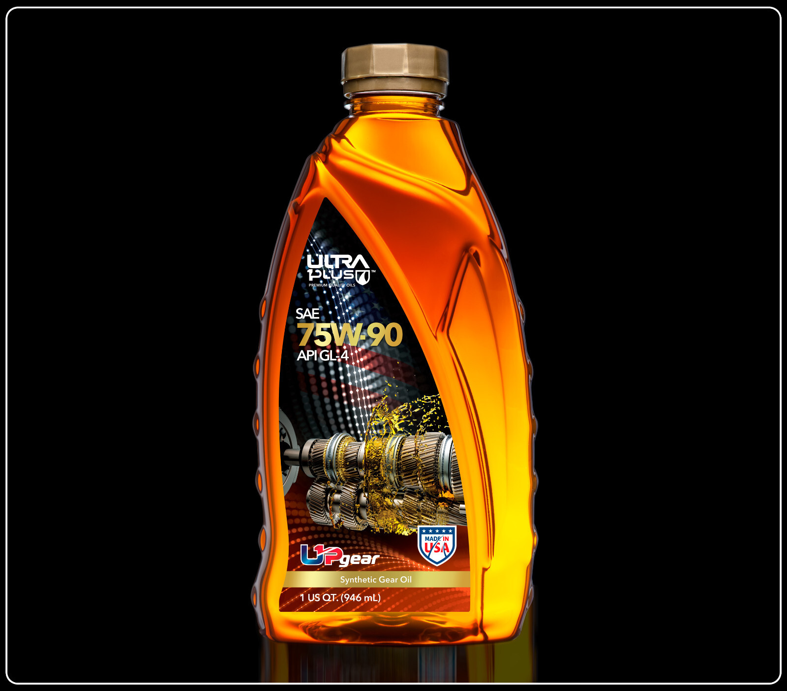 Ultra1Plus SAE 75W-90 Synthetic Gear Oil API GL-4 (QT)