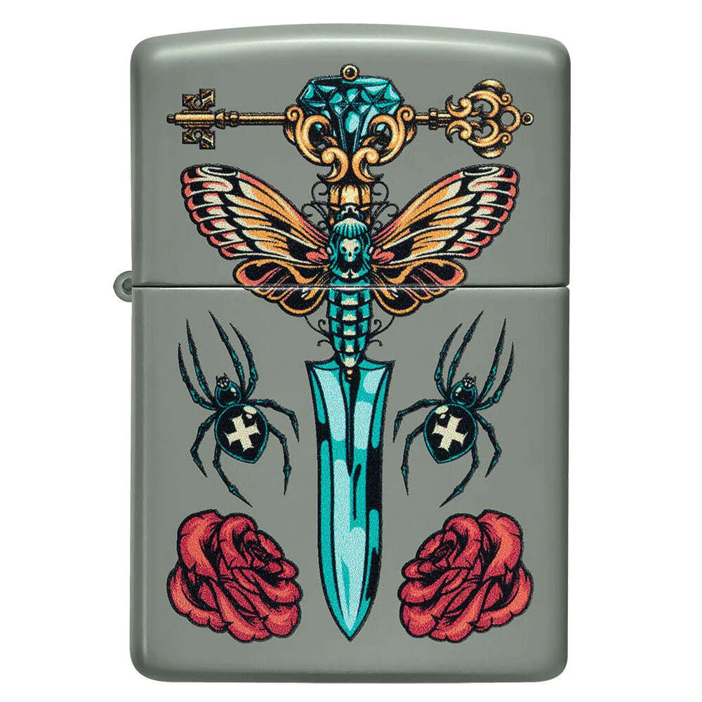 Zippo Gothic Dagger Design