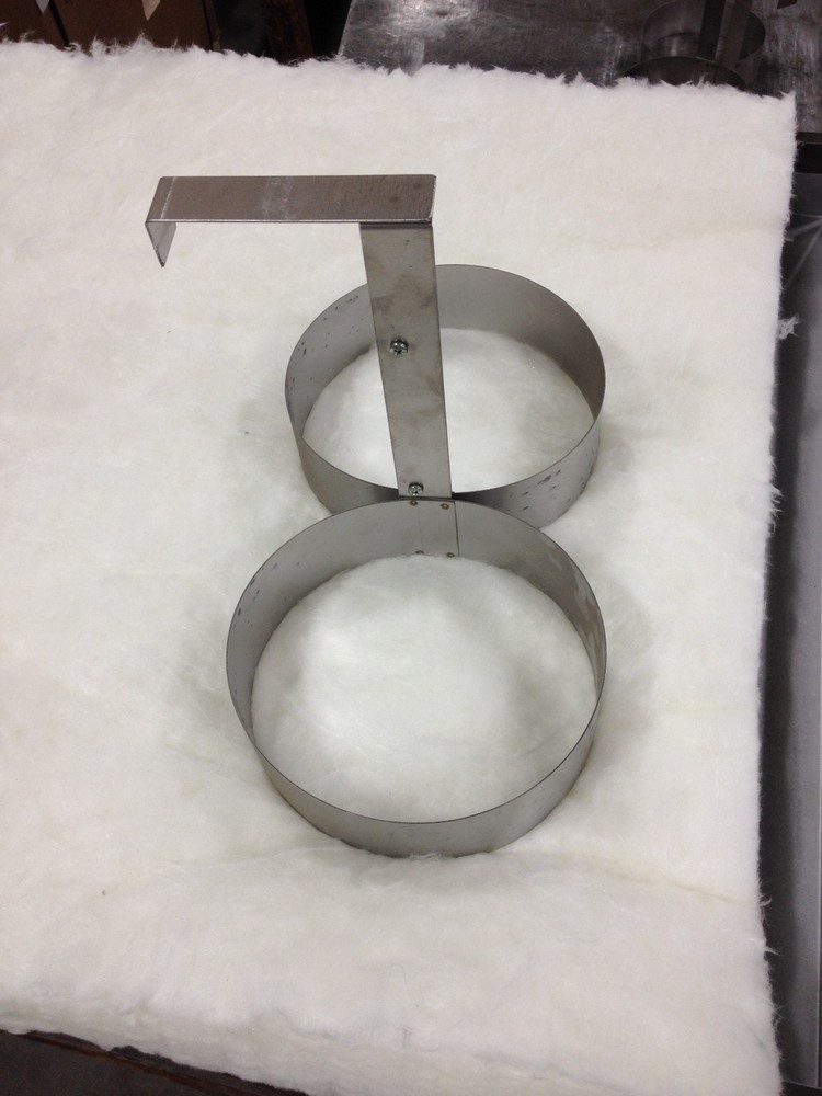 Stainless funnel Cake Ring 8"