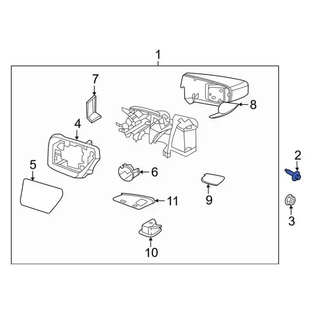 Genuine Ford Mirror Assembly Bolt W505424-S450B