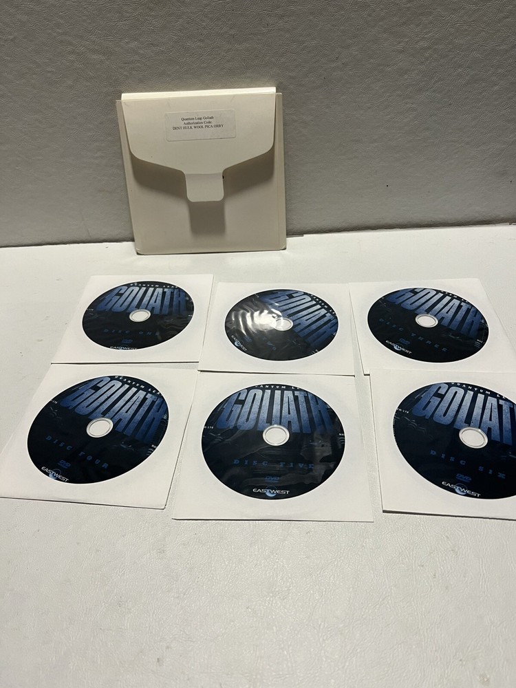 EastWest Goliath Mac Pc Quantum Leap Software Discs