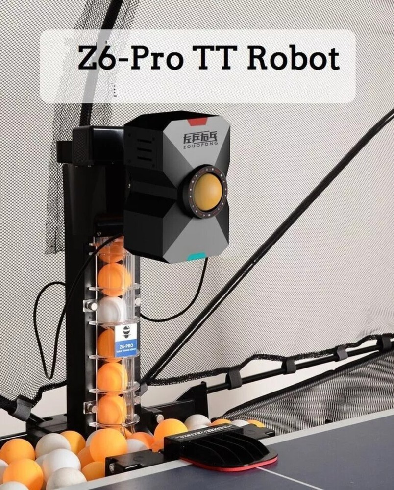 Ping Pong Ball Training Machine Table Tennis Robot Wireless Control Programmable