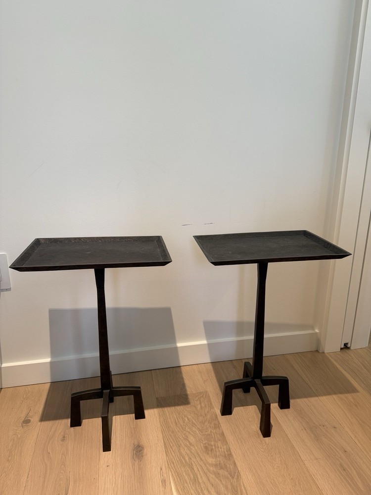 Tom Corbin Solid bronze Side Tables