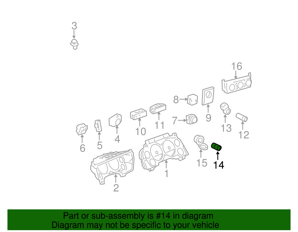Genuine GM USB Receptacle 20944422