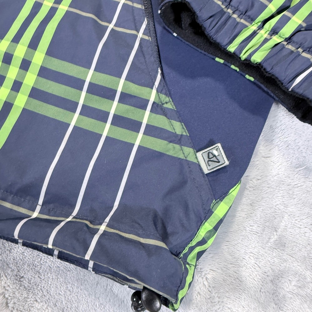 Zero Restriction Tour Series Mens Large Golf Windbreaker Pullover Plaid READ!