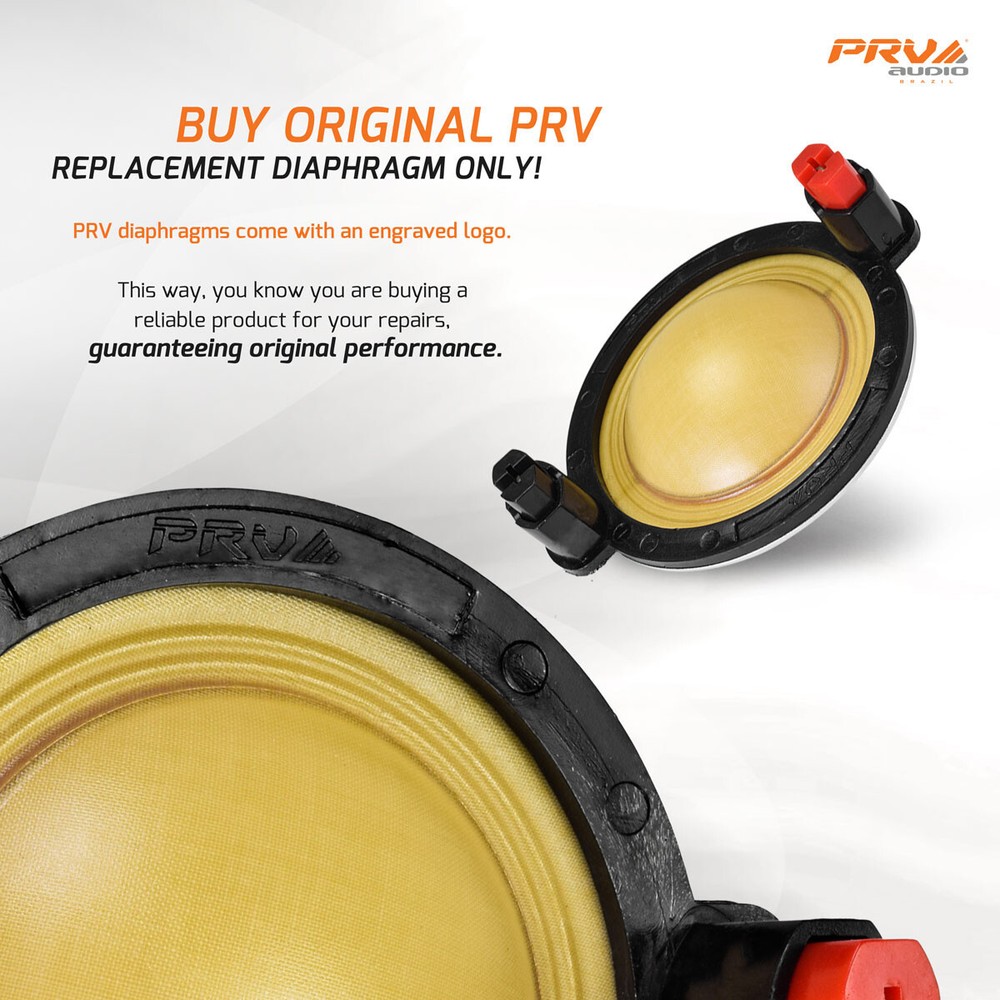 4x PRV Audio RPD270Ph Original AUTHENTIC Replacement Diaphragm WG270Ph, D270Ph-S