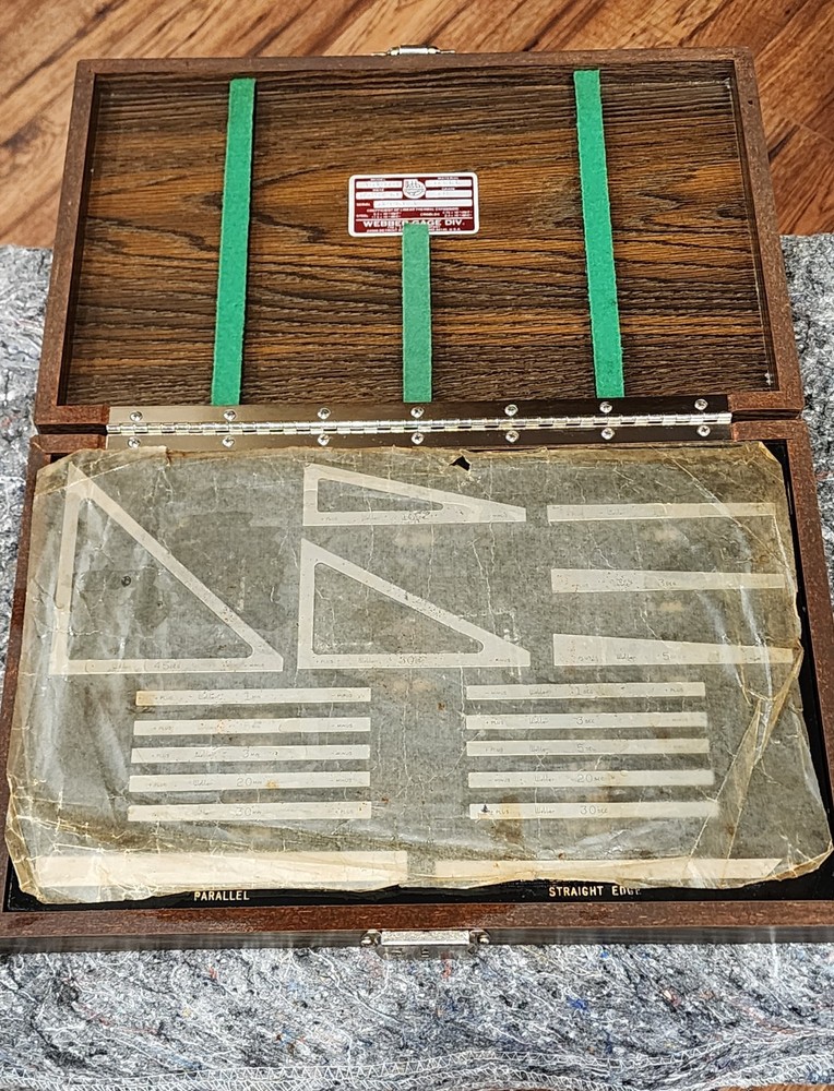 Starrett Weber Angle Block Set Model AG18TR
