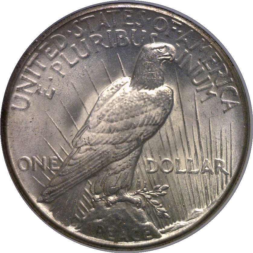 1927 Peace Dollar NGC MS-64
