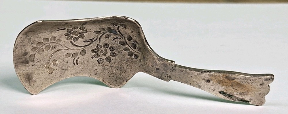 Vintage Denmark Silver Plated Tea Caddy Collector Spoon