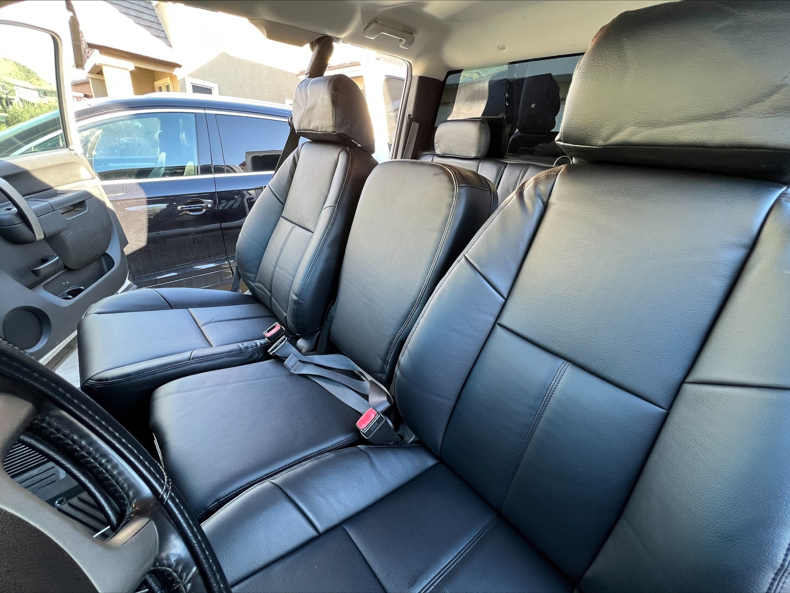 For Chevy Silverado 2007-2013 1500 2500 3500 Extended Cab Seat Covers Full Set