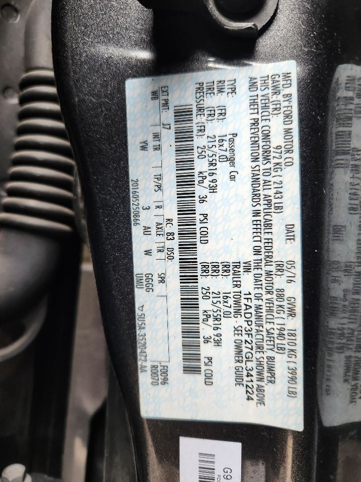 2015-2018 Ford Focus Front 4.2" Display Screen
