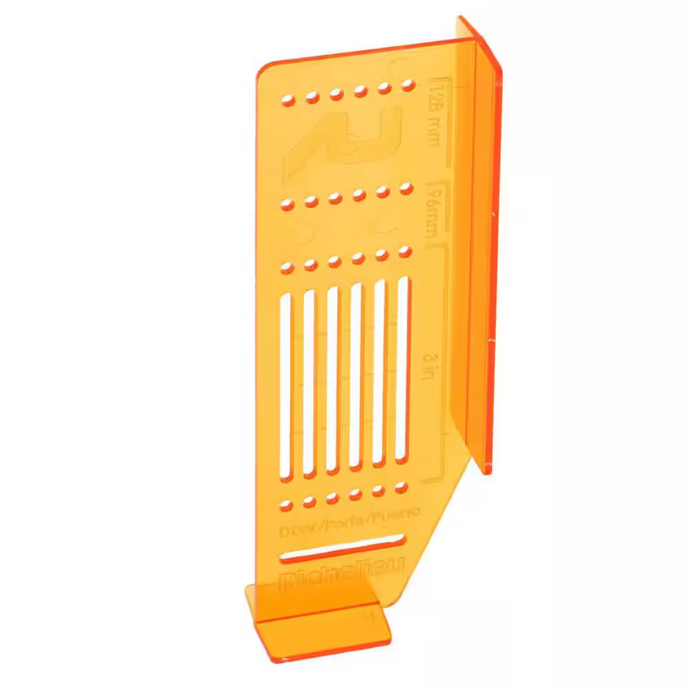 Cabinet Door and Cabinet Drawer Installation Template for Pulls and Knobs Instal