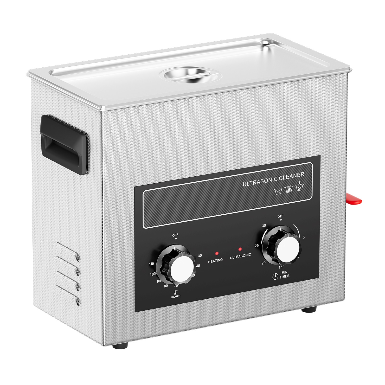 6L Ultrasonic Cleaner with Heater Timer & Basket Digital Sonic Machine