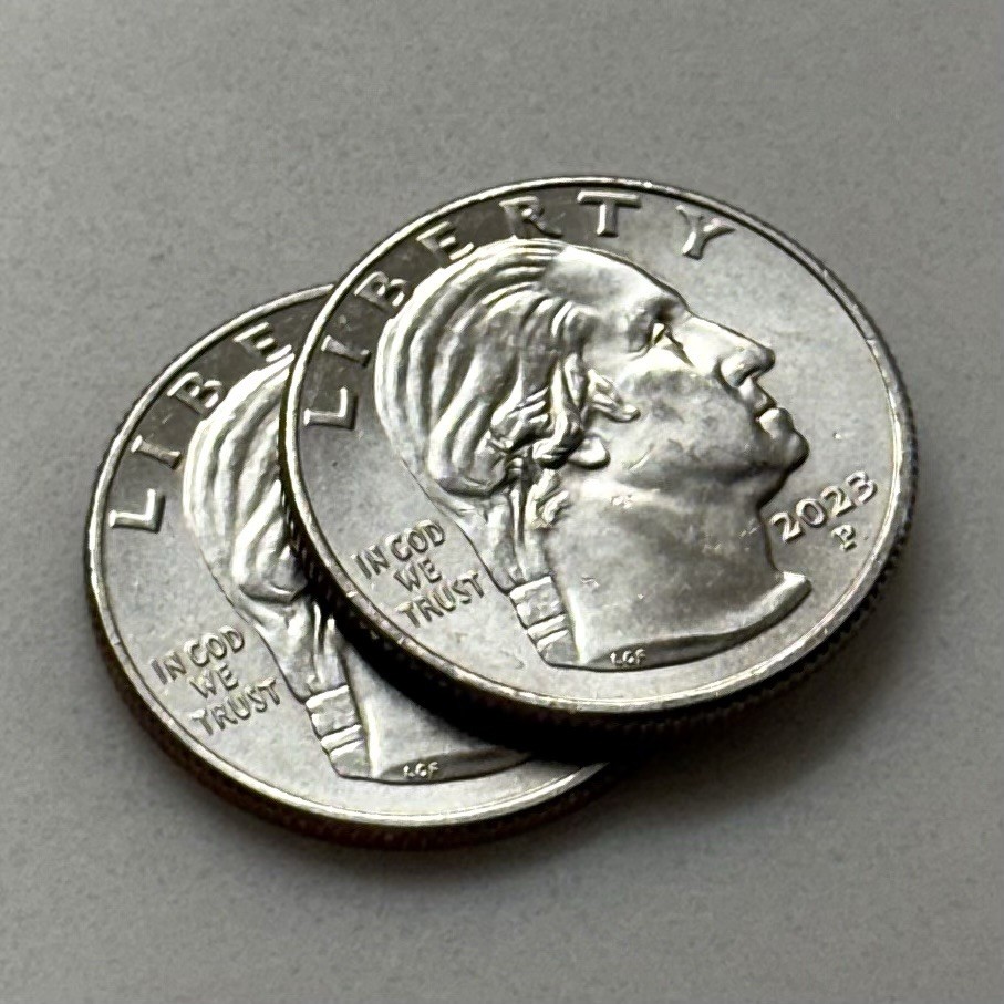 2x 2023 P Quarters “IN COD WE TRUST” MINT ERROR Edith Kanaka’ole