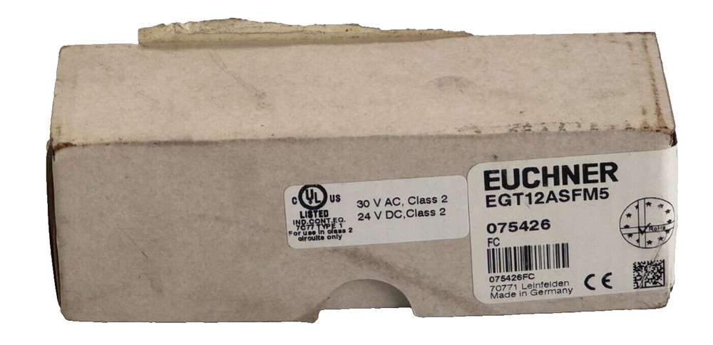 FACTORY SEALED Euchner EGT12ASFM5 Limit Switch