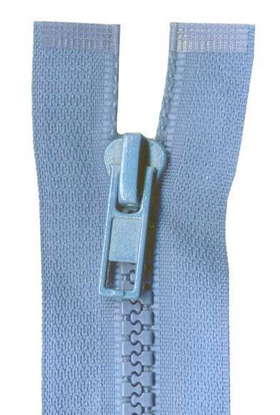 70cm Medium Blue Open End Chunky Zip