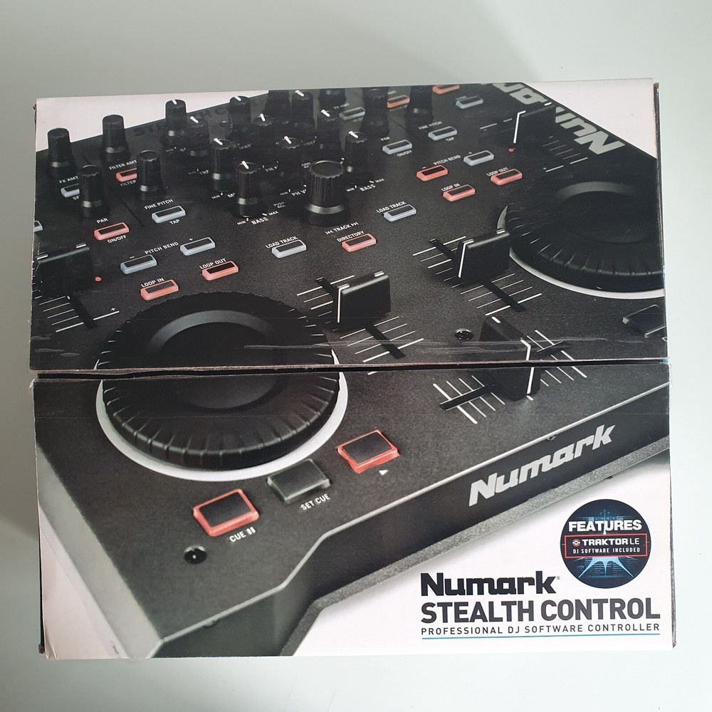 Numark Stealth Control - DJ Console - Audio 2 DJ Audio Card - Native Instrument