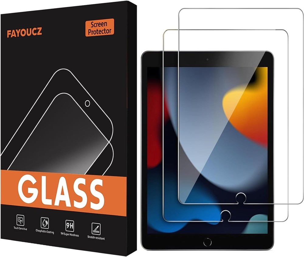 2 Pack Screen Protector for Ipad 9Th 8Th 7Th Gen 10.2 Inch Model A2602 A2197, Te