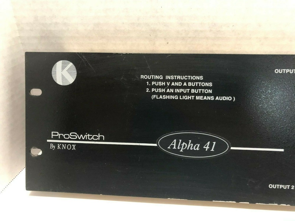 Knox Video Technologies Alpha 41Bal