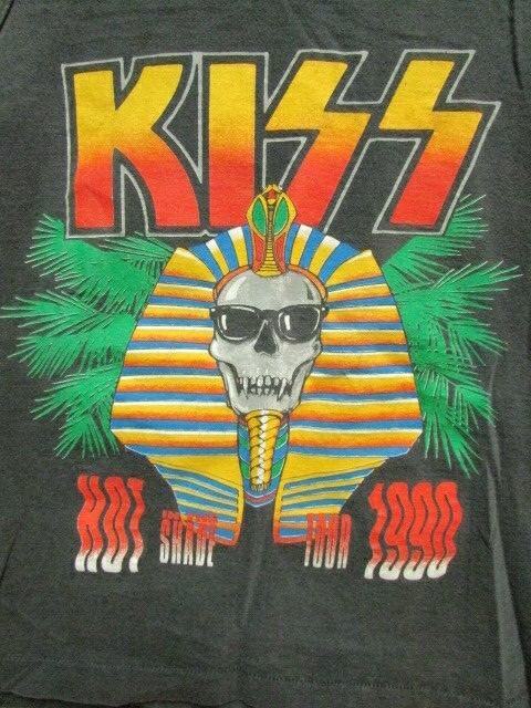KISS~HOT IN THE SHADE ORIGINAL VINTAGE 1990 CONCERT MEDIUM TANK TOP SHIRT VG OOP