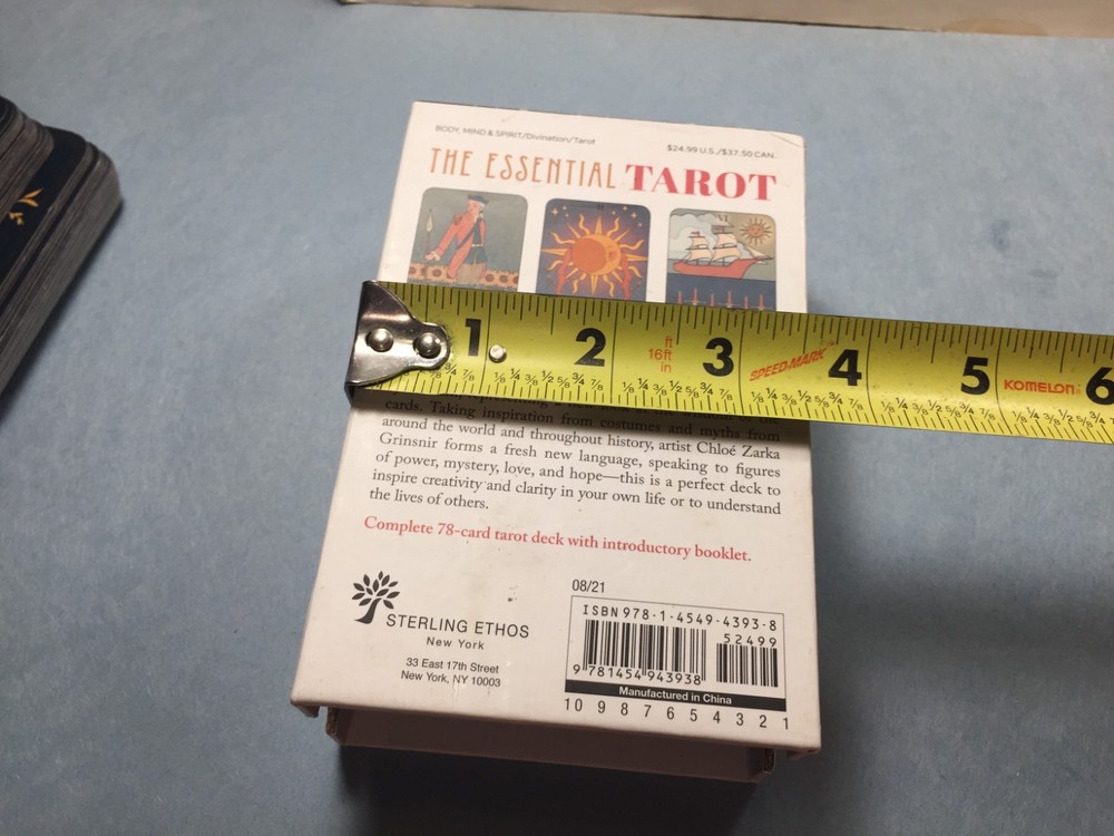 The Essential Tarot by Chioe Z. Grinsnir (with guidebook)