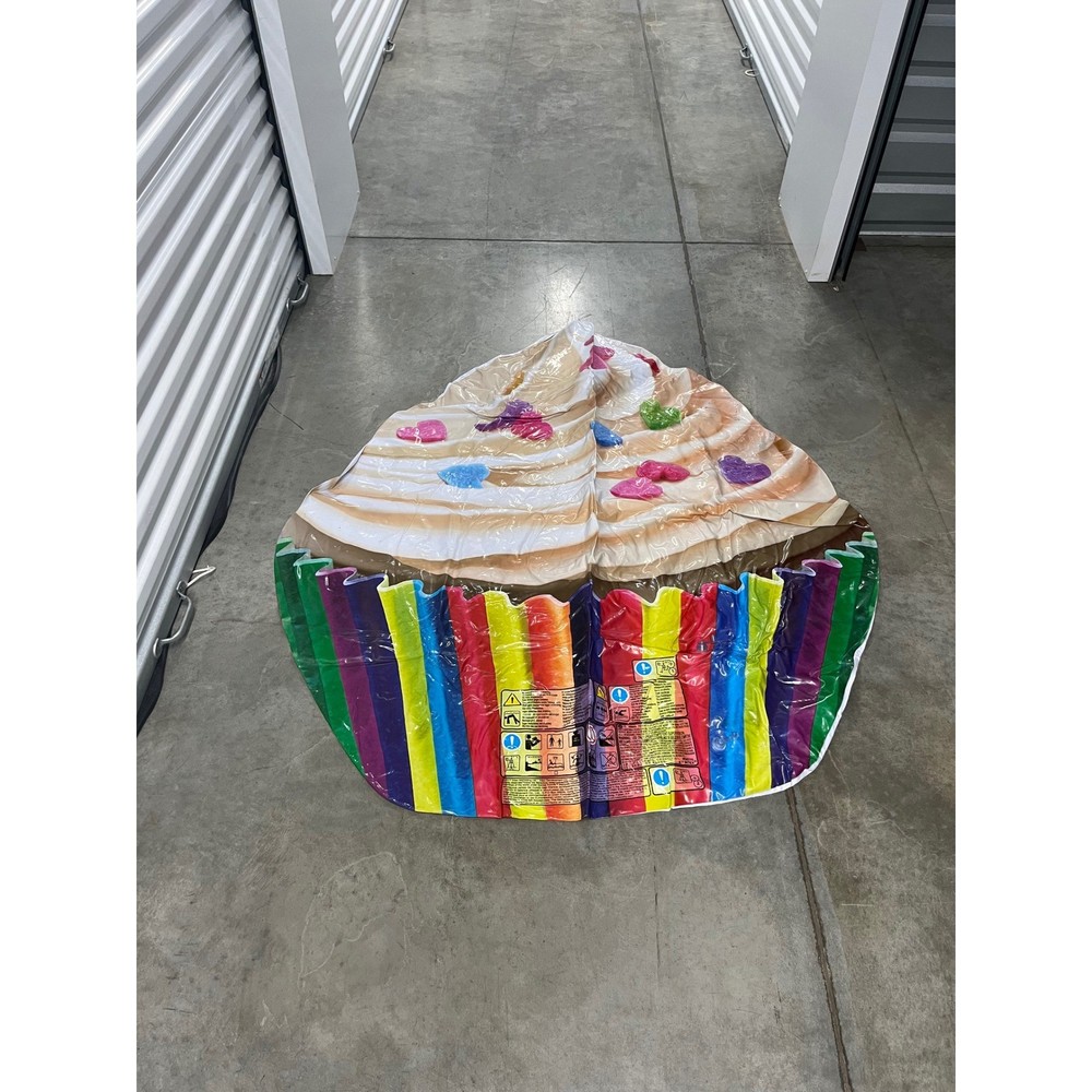 Intex Cupcake Mat Inflatable Pool Float Rainbow Sprinkles 58770EU Multicolor